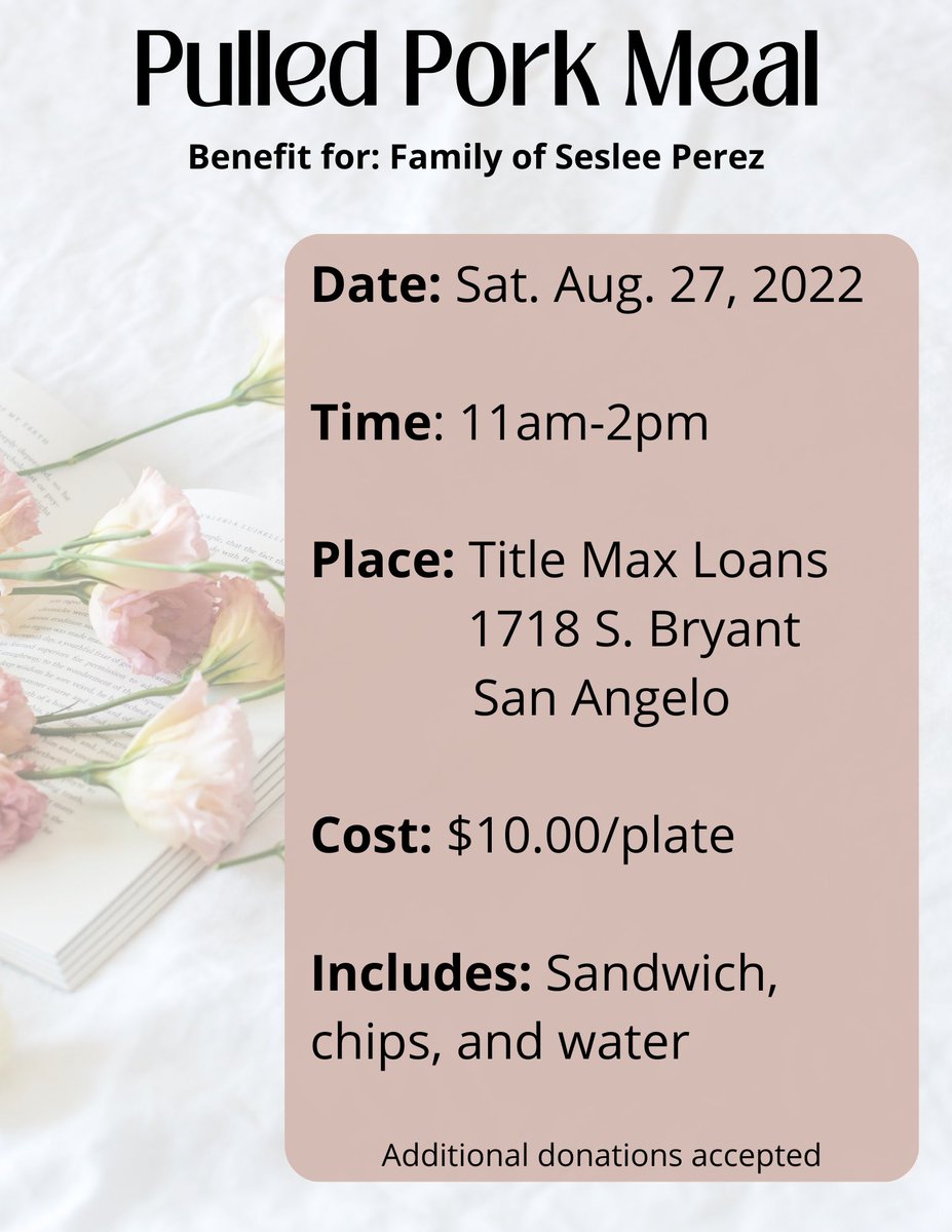 One of our ambassadors has suffered an unexpected loss. Our ambassadors have come together to raise money to help with funeral costs. We would love your support as we help our fellow ambassador during this difficult time. To purchase a ticket, please contact a School Ambassador.