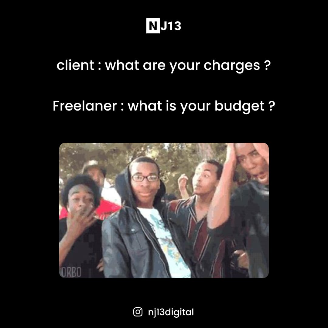 All freelancer relate to this ??? 
😁😁
#instagrammemes #instagrammeme
#digitalmarketingmemes #digitalmarketingmeme
#momentmarketing  #thesocialcommunity
#marketingmemes #socialmediamemes #instagrammarketing
 #igcreatorinsights
#mememarketing
 #socialmediaguru #socialmediaexpert