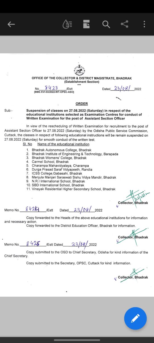 PoonamPatra4's tweet photo. ଏଯାଏଁ କୌଣସିOfficial notifications ଆସିନାହିଁ ମାତ୍ର ଏସବୁOfficial Confideal letter କଣ ଭାଇରାଲ୍ ହେବାକୁ ଲାଗିଲାଣି ?ତାହେଲେ ଆମ ପ୍ରଶ୍ନପତ୍ର ଉପରେ ପ୍ରଶ୍ନବାଚୀ ସୃଷ୍ଟି ହୋଇଛି ।ଏହା କଣ ସୁରକ୍ଷିତ?ଆମେ ସ୍ୱଚ୍ଛଳରେ ପରୀକ୍ଷା ଦେଇପାରିବୁ ତ?ନା ପୁନଶ୍ଚ ଘୋଟାଲାର ଶିକାର ହେବୁ?@AprajitaSarangi @satyajitips88 @SecyChief https://t.co/6uNEE0xyQM