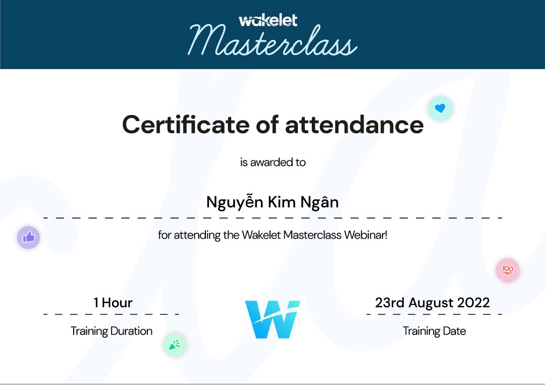 iamnkimngan3883's tweet photo. So happy! Thanks. ❤️❤️❤️
@JBDbiz
@Adamhowarth32
@Amy_Wakelet
#Wakeletwave
@Wakelet
#MicrosoftEDU
#MicrosoftTeams https://t.co/QRazOUyH9m