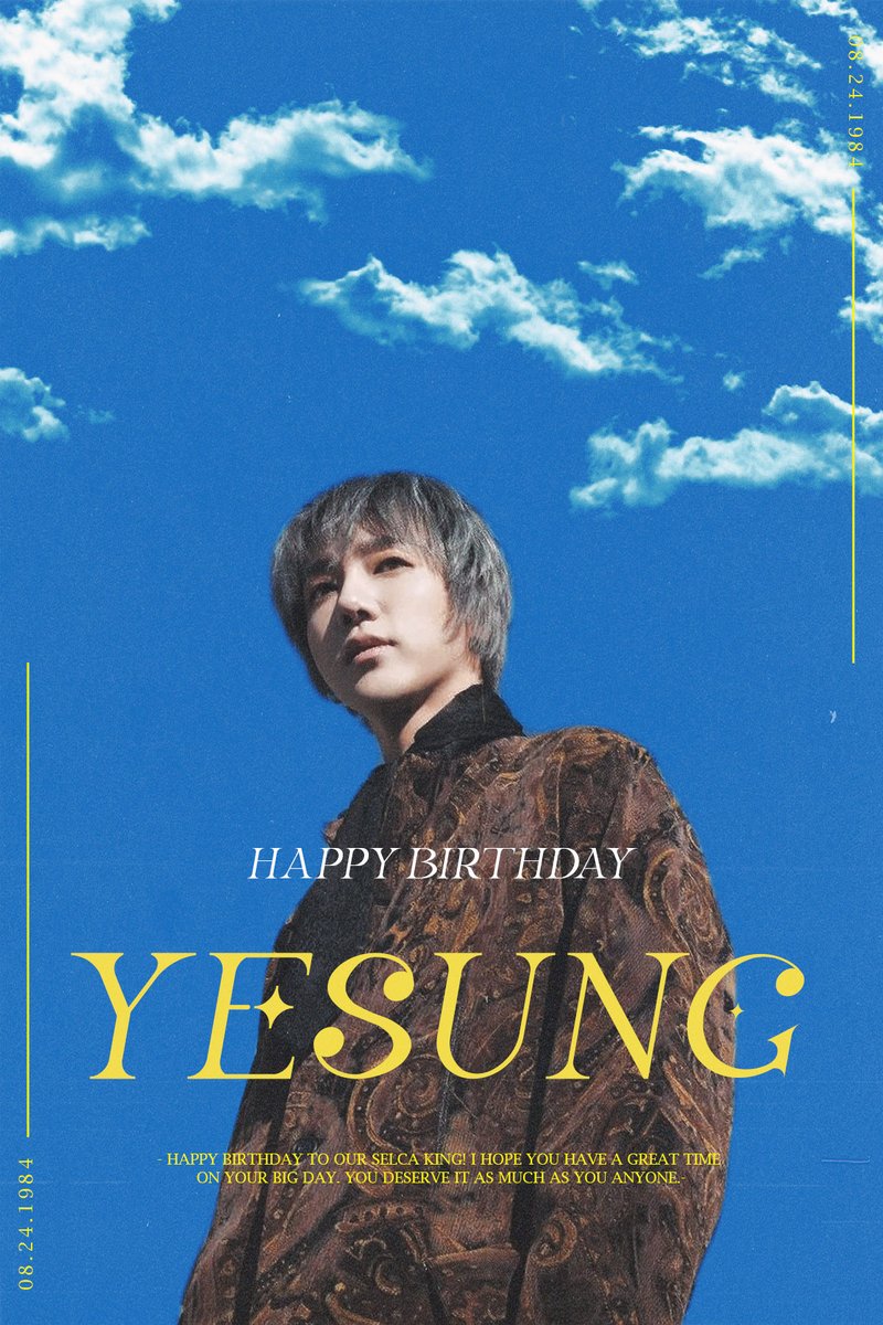 elevensixdesign's tweet photo. HAPPY BIRTHDAY YESUNG 🎂

#예성 #YESUNG 
@shfly3424

#슈퍼주니어 #SUPERJUNIOR 
#HAPPYBIRTHDAY #HappyYesungDay https://t.co/BpHEZhg0Aj