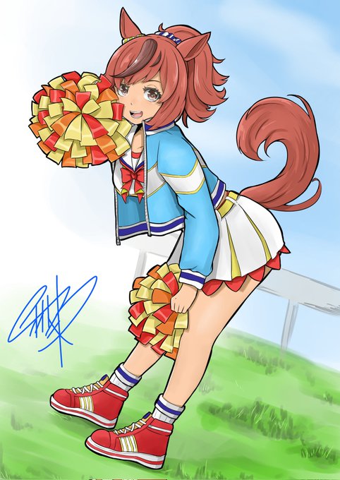 みんな大好きチアネイチャ描きました。#ナイスネイチャ  #ウマ娘 