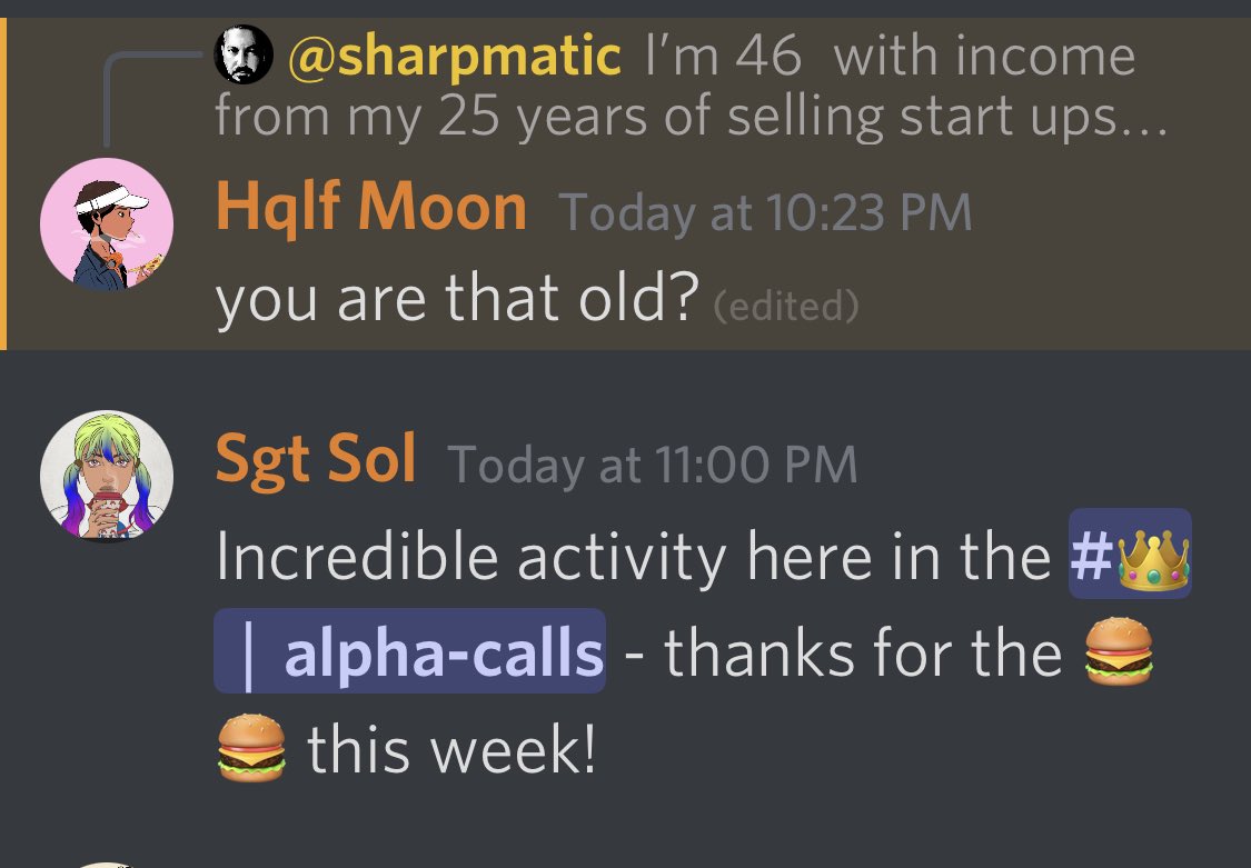 Sharpmatik's tweet image. You are that old ?  ⤵️ @TheSharpDAO confessions⤵️