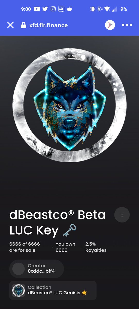 SicairosDavid's tweet photo. Last batch #burned, now updated. dBeastco® Beta LUC Key. Will unlock Beta access in the #community @discord. Become a decision maker for #dbeastco. #DAO #FLRDrop #MakeYourMark @flrfinance @FlareNetworks #NFTCommunity #SGB https://t.co/Rpb6wmekNX https://t.co/8a9DYT1ULk