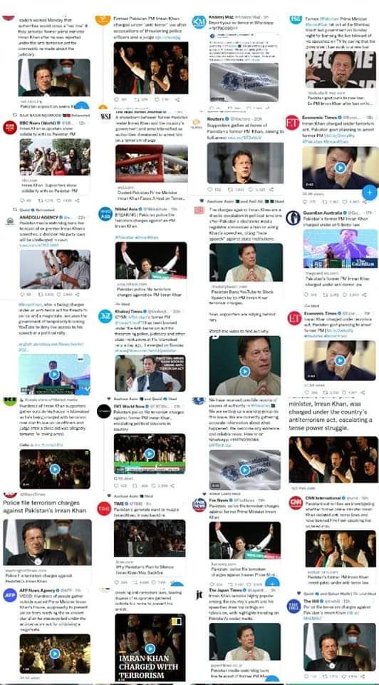 #عمران_خان_ہماری_ریڈ_لائن
International Media

When Imran Khan was banned on Pakistani media, he became the headline of international media.
Will they also ban Imran khan on  International media?🤷