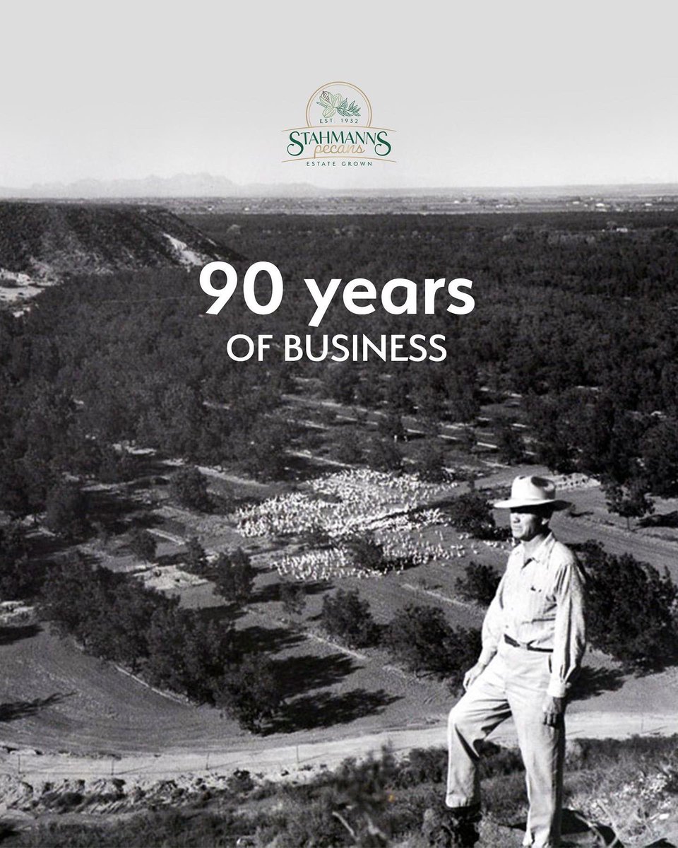 stahmanns's tweet photo. 90 years of growth. 3,200 acres of land. 168,000 pecan trees. And 8 to 9 million pounds of estate-grown pecans produced each year. 🌳🌿💚

Our farm is one special place, and we’d love to share its goodness with you all.

To learn more, visit:
🔗 https://t.co/YaQELVBCqj https://t.co/lEixkEfBq7