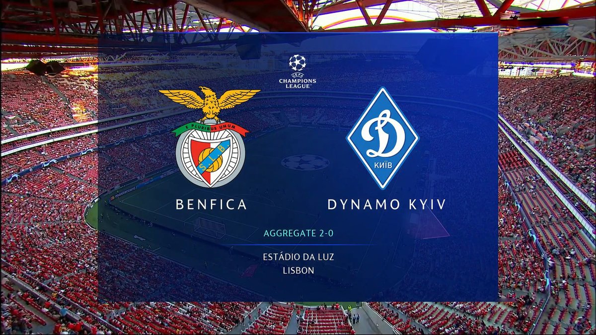 Benfica vs Dynamo Kiev 23 August 2022