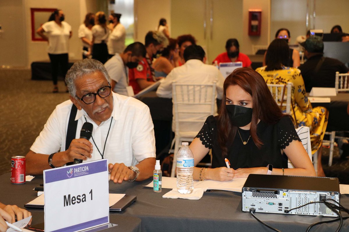 IEPACYucatan's tweet photo. En el día 1 de #Participa Foro de ciudadanía y democracia participativa, ciudadanas 🙋🏻‍♀️ y ciudadanos 🙋🏾 aportaron sus ideas y propuestas sobre las necesidades ciudadanas para fortalecer y garantizar la participación en los asuntos públicos del Estado
🧵... https://t.co/sE2eIEyYaV