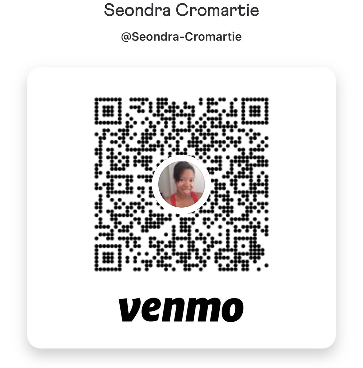 SeondraSC's tweet photo. @Venmo #Venmome https://t.co/LbJbeUNB4H