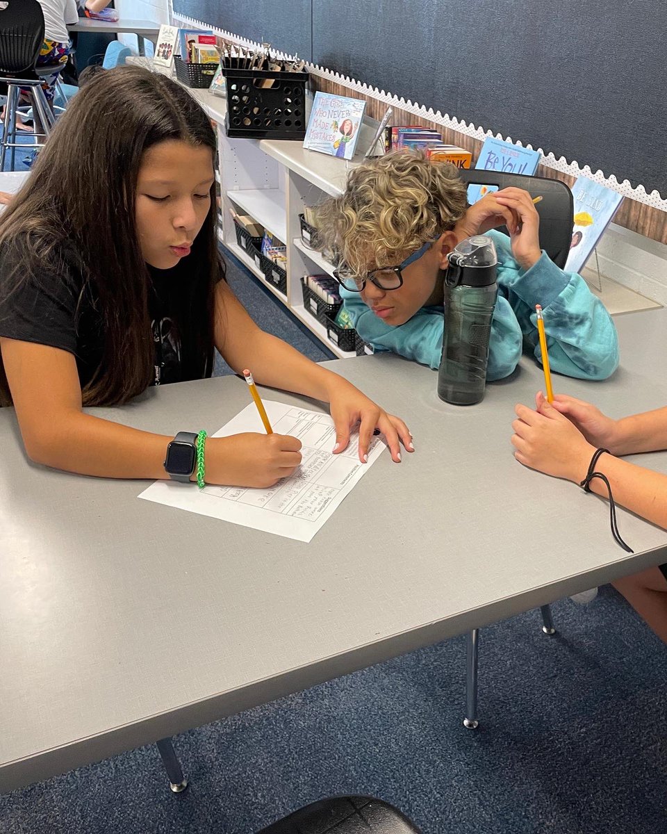 Out with the old and in with the new! Student began analyzing our previous BEAR matrix by identifying what we liked and suggestions we have for improvement. Tomorrow we begin dividing into teams to begin rewriting the NEW Briarcliff matrix! #TheDenAtBriarcliff #LearningOnTheCliff