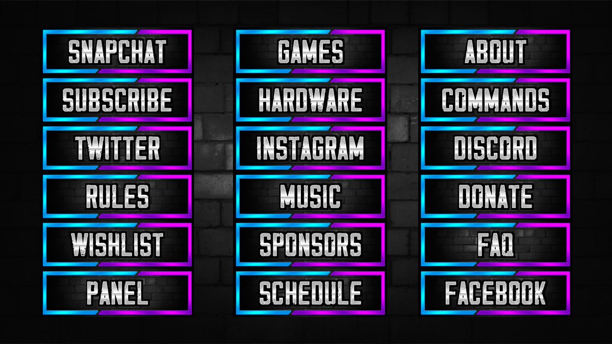 New panel pack finished up on stream tonight