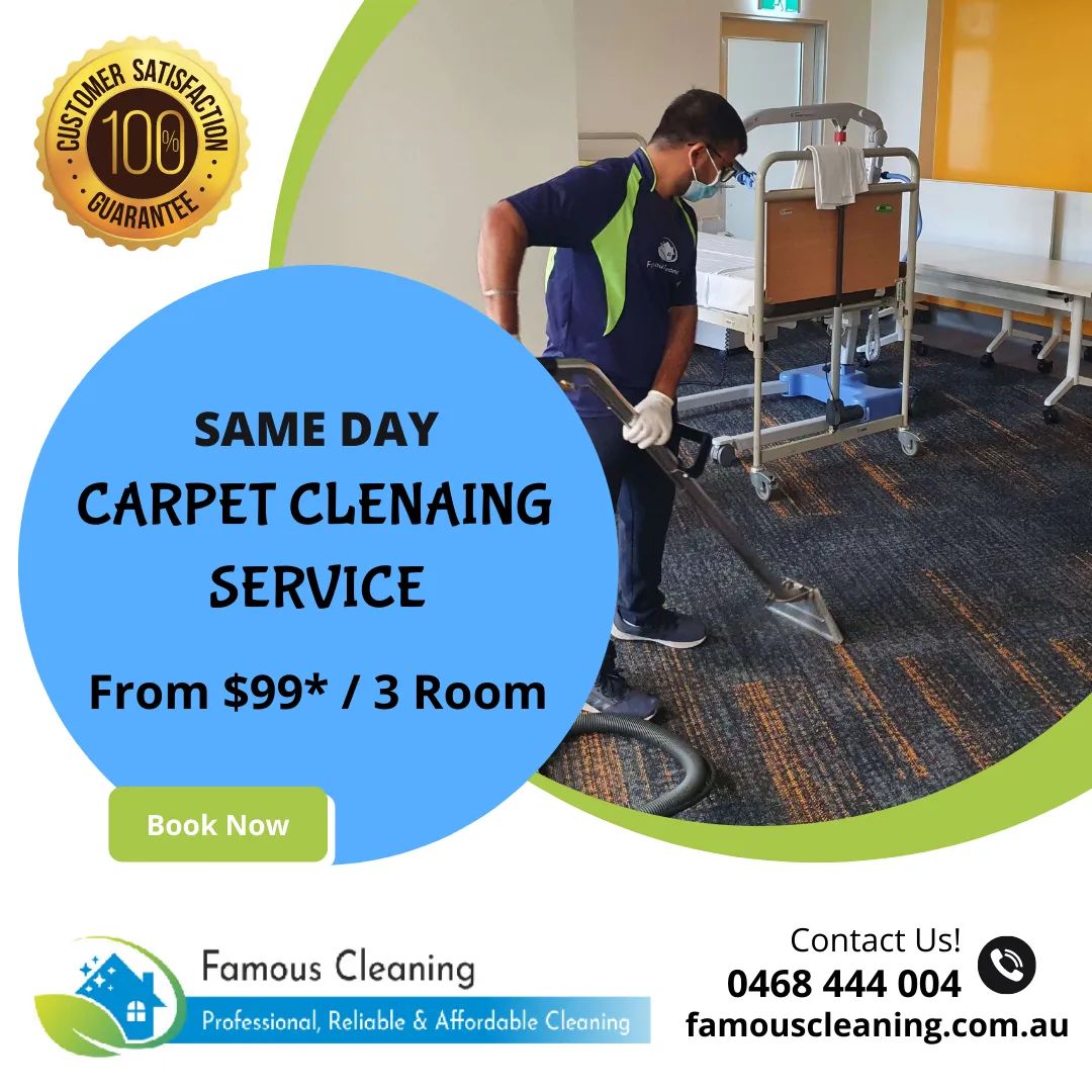 famouscleaning1's tweet photo. If you want your carpets to look new again, we’re the people to call. We happily service both commercial and residential clients. Our carpet cleaners will protect your carpet and bring back its beauty.

💪 SAME DAY CLEANING AVAILABLE 💪

Instant Book at : https://t.co/nzp9i6HIiA https://t.co/9ZepnnpQSA