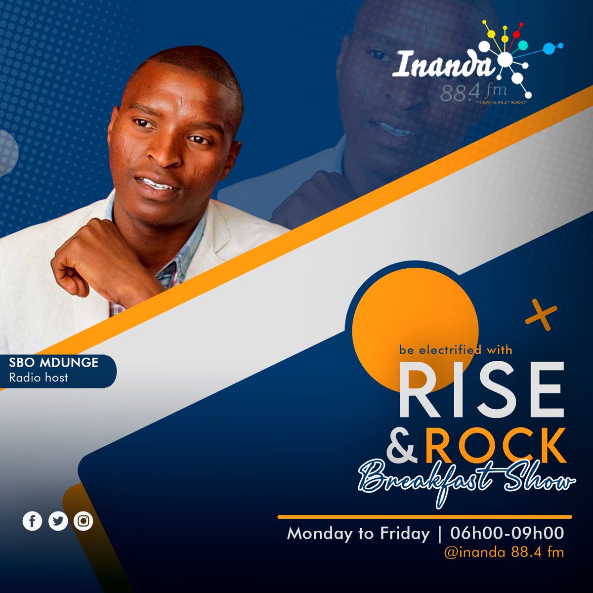 inanda884fm's tweet photo. Let's Mark the register
#Radiorevolution has begun!  kwi#TheRiseAndRockBreakfast 💃💃💃

[Coming up]
#TheFrontPage
#JamforTheJammer
#FamilyMeeting 
#MakhosiMamkhizeGordon
#CreativeWednesday

Contact us on all our platforms 
noma send us iVN ku 060 465 0345

#Inanda88.4FM https://t.co/Z9mRJr6E8i