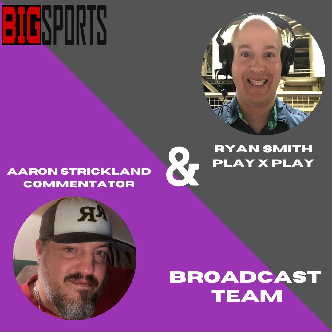 bigsportsTV's tweet photo. play x play crew of Ryan Smith & Aaron Strickland on the call for the Tarboro Vikings vs Hertford County Bears streaming LIVE Friday 8/26 at 7PM on https://t.co/Lqd5jIZLGa #football #ball #yardline #jersey #playofthegame @hertfordbearsfootball @tarborofootball @SRyanSmith7 https://t.co/HZvZjYio8Q