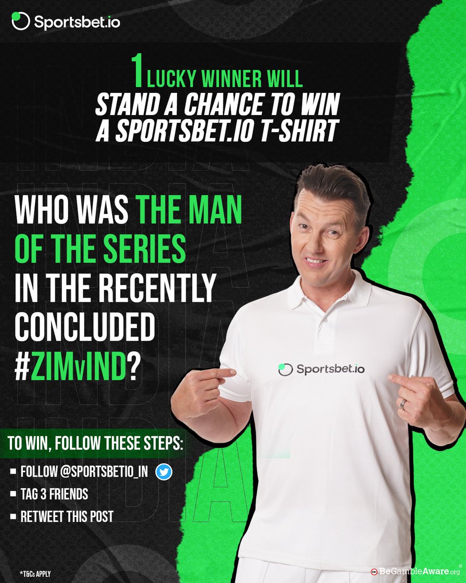 Sportsbetio_IN's tweet photo. Hint: He scored his first ODI century ๐คฉ
3๏ธโฃ steps and this cool ๐could be yours ๐ค
#Contest #ContestAlert #Giveaway #GiveawayAlert #ContestGiveaway #IndianContest #Contests #GiveawayIndia #BrettLee https://t.co/IxxAfqtKKc