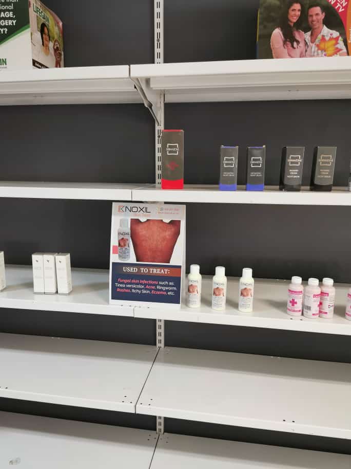 Treat your skin to our non-greasy, medicated lotion for fast &amp; effective relief from common skin infections such as: 👇🏽
-Tinea versicolor,
-Eczema,
-Ringworm,
-Acne,
-Rushes and Itchy skin

WhatsApp: 078 257 2462 to order

#NationalShutdown / Santaco / Limpopo