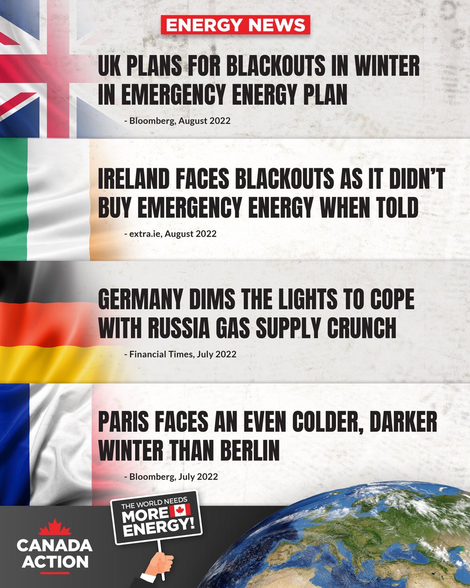 CanadaAction's tweet image. A grim reminder that the cancellation of numerous #CanadianLNG projects over the past decade hasn’t helped families or reduced emissions. 

The world will need all energy sources for decades to come, let’s get #Canada in the game.