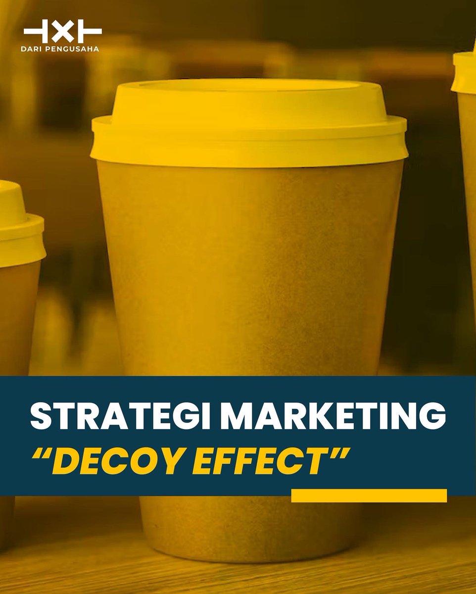 txtdrpengusaha's tweet photo. Biasanya, saat ada dua pilihan, orang akan memilih sesuai dengan kebutuhan. Namun pertimbangan ini bisa berubah saat ada 3 pilihan.
#decoyeffect #strategimarketing #penjualan #pengusaha #txtdrpengusaha https://t.co/TFf6NQ2yox