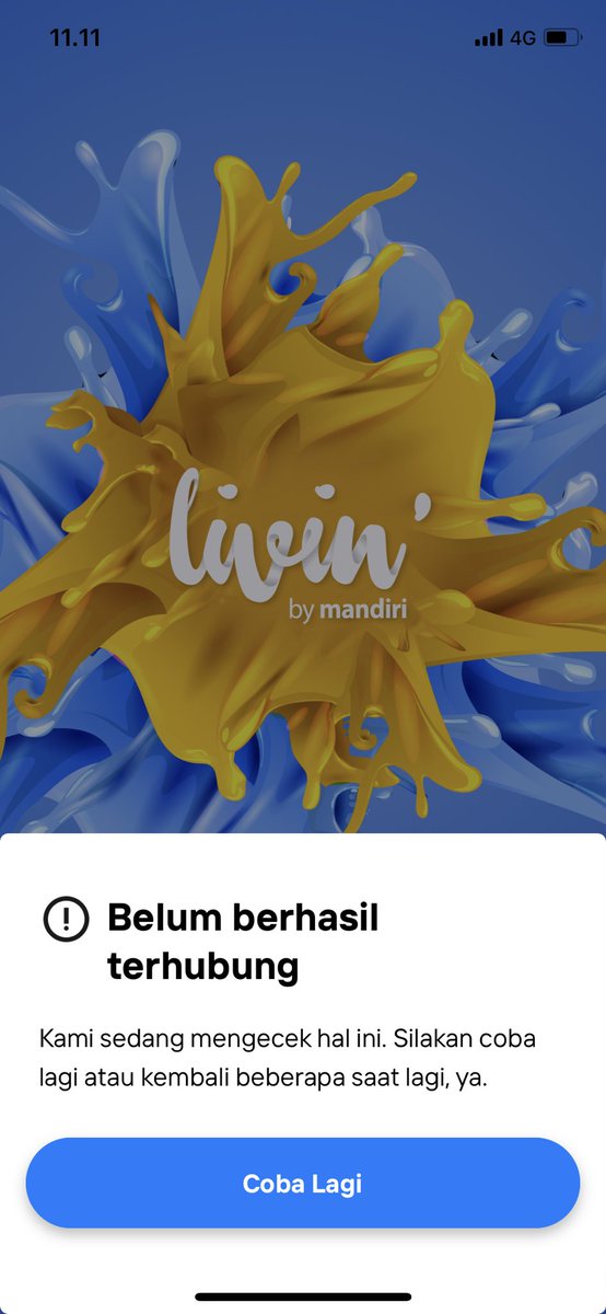 jaeiyya's tweet photo. @bankmandiri @mandiricare @livinpoin livin mandiri kenapa lagiiii https://t.co/b5ShvkVXuh