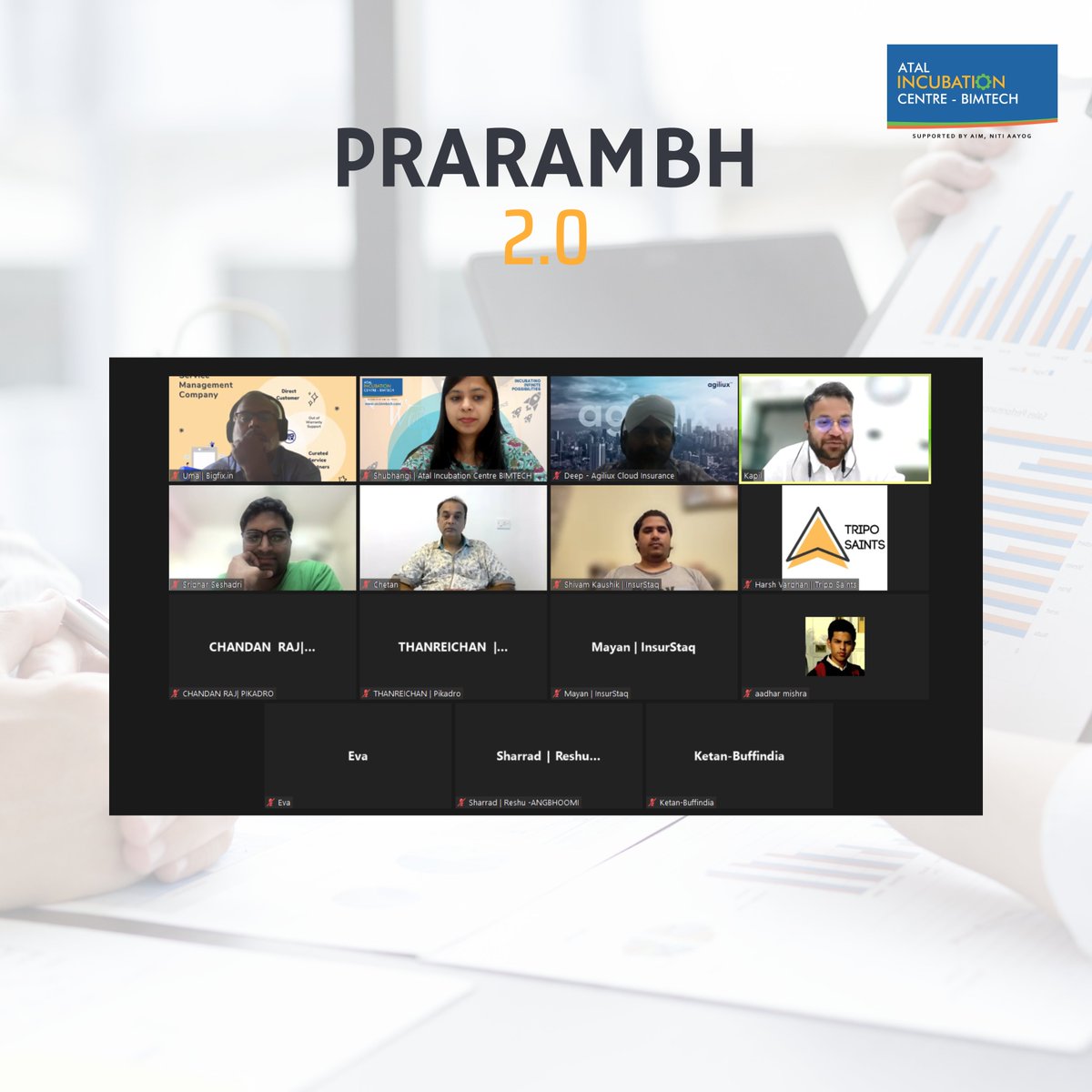 aicbimtech's tweet photo. #PRARAMBH 2.0

Another impactful session was taken by Mr. Sridhar Seshadri, CEO, and Co-founder of @spotflock .
Mr. Sridhar discussed how to build the right team. He discussed TEAM Acronym which stands for - Together Everyone Achieves More. 
#aicbimtech #aicbimtechprograms https://t.co/xy4J3zrRmu