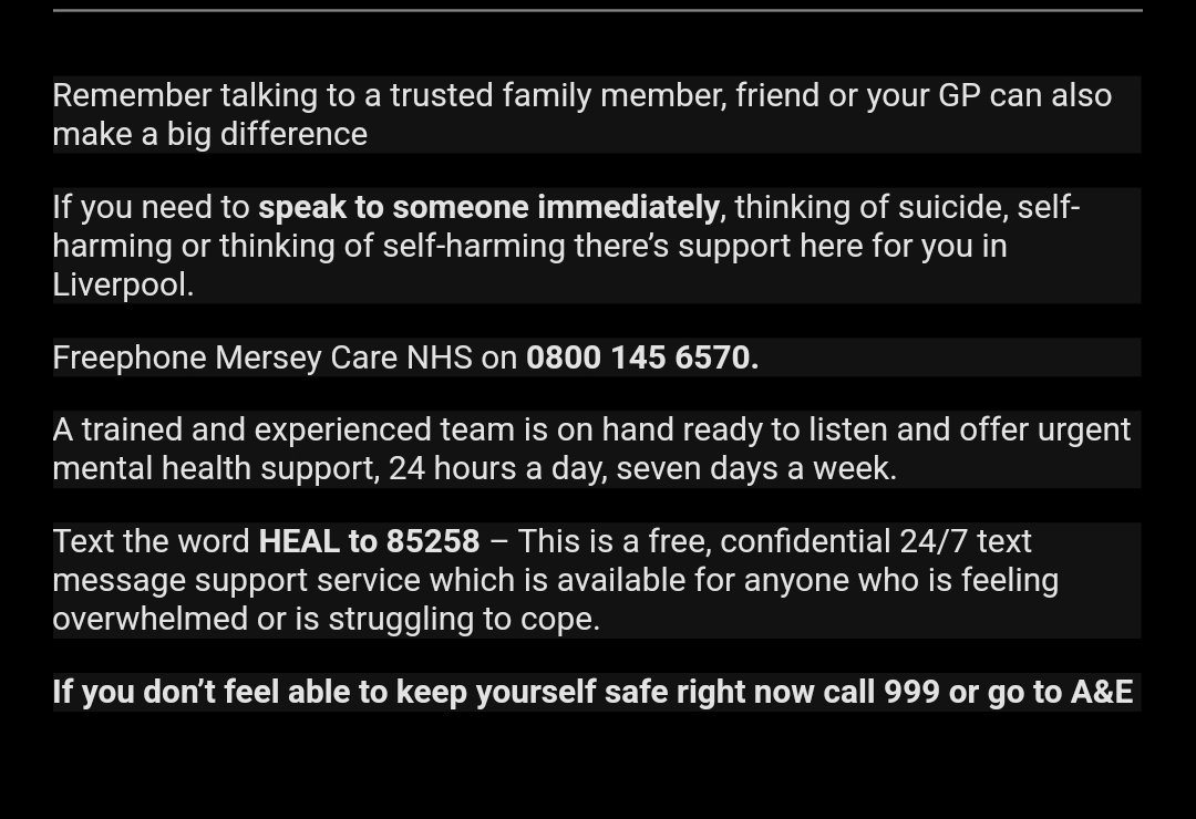 A devastating time for the City &amp;  citizens culmunating with the tragic loss of 9 year old Olivia Pratt-Korbel.Our communities are shook &amp; are understandably several emotions running at present.SIL Safeguarding have put together,info to support anyone affected by this incident.