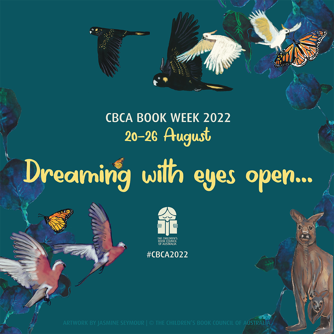 ACARAeduau's tweet photo. It’s @TheCBCA Book Week and this year’s theme is Dreaming with Eyes Open. 
Students are encouraged to develop a love of reading for enjoyment and pleasure through the #AusCurric: English. #aussieEd #CBCA2022 #dreamingwitheyesopen
https://t.co/GsEJkFg1Vs https://t.co/T9UFTmbPk8