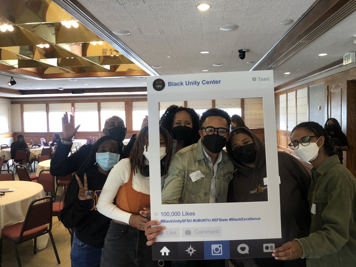 tarshelbeards's tweet photo. All Smiles (even with masks) today at the Community Welcome and Luncheon for our new and returning #BlackUnitySFSU students. https://t.co/ayPZ5jLrZS