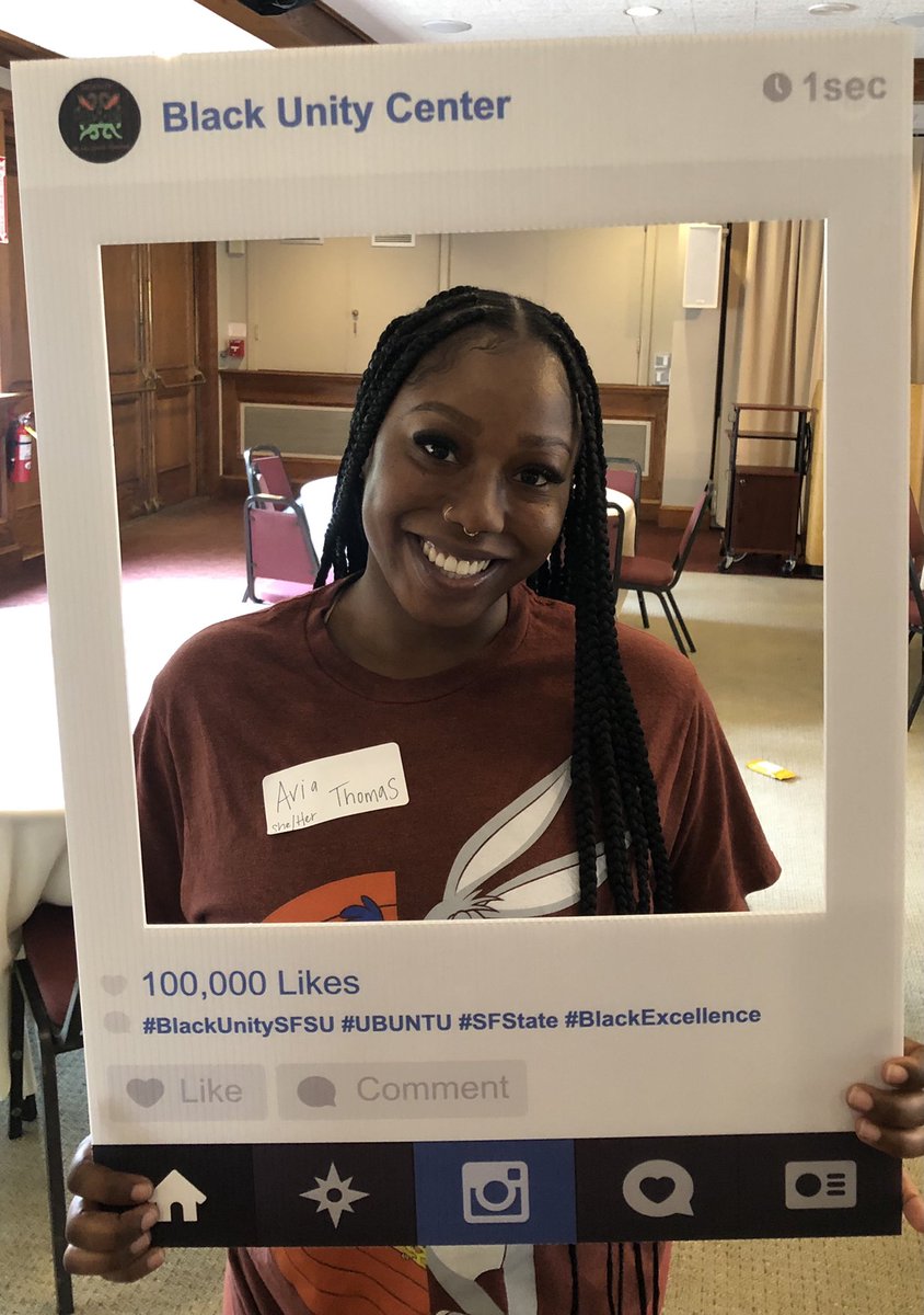 tarshelbeards's tweet photo. All Smiles (even with masks) today at the Community Welcome and Luncheon for our new and returning #BlackUnitySFSU students. https://t.co/ayPZ5jLrZS