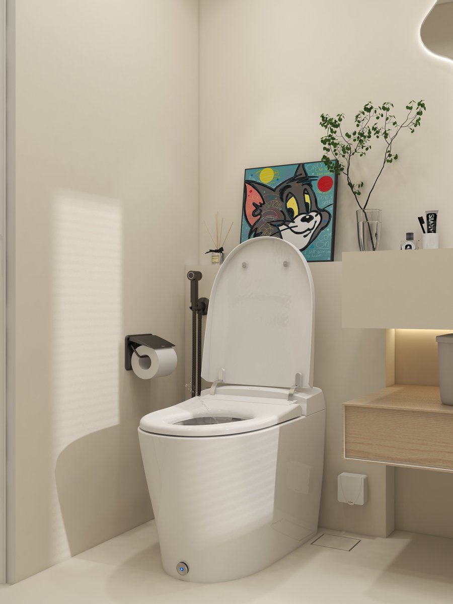 VancocoBathroom's tweet photo. Good morning, hope you are all OK and well enjoying the beautiful sunshine.
@vancocobathroom
#toilet #smarttoilet #toiletseat #remotetoilet #moderntoilet #bathroomdesign #bathroom
#bathroominspiration #bathroomgoals #home #bathroomideas #luxurybathroom #interior #decor #life https://t.co/8a36VPt1LR