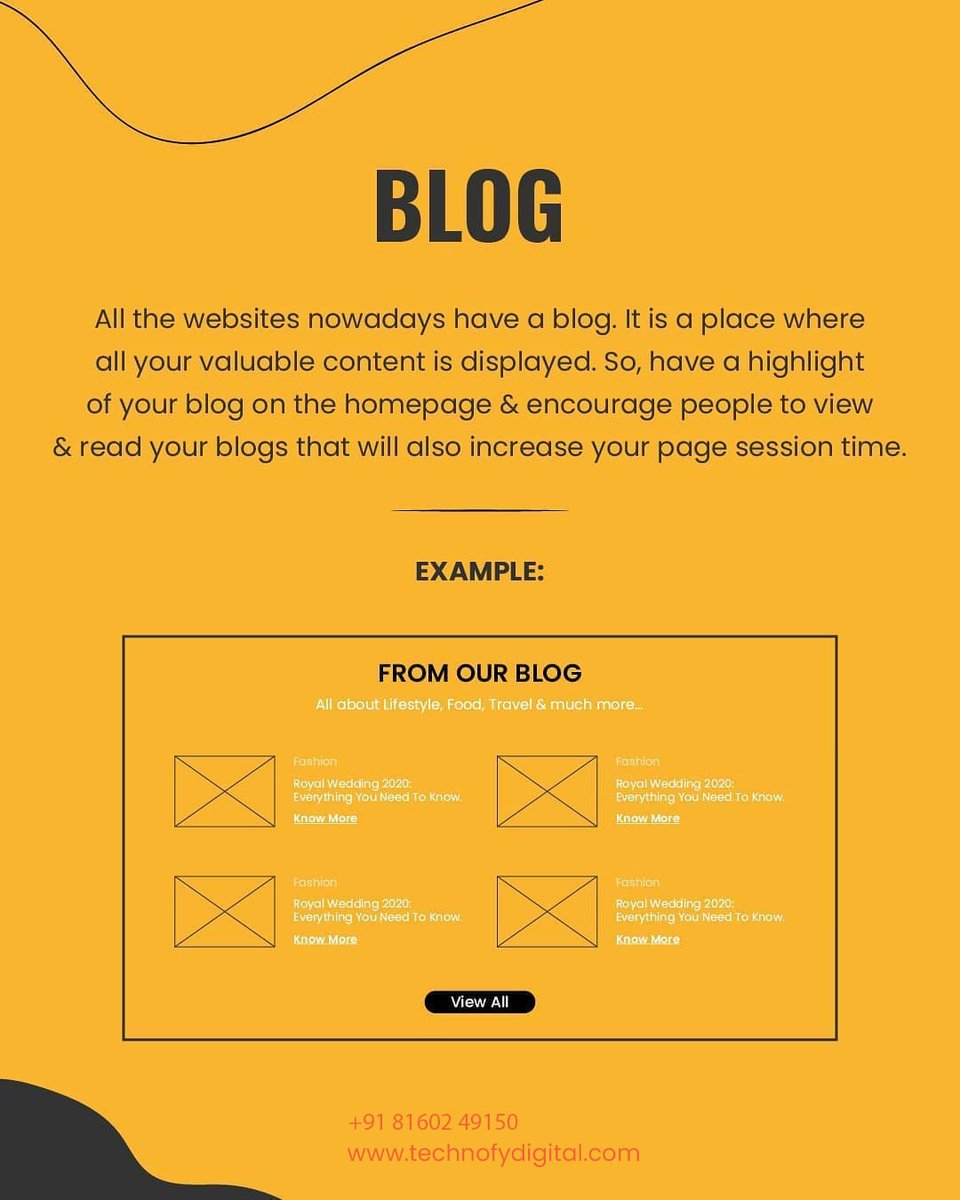 TechnofyDigital's tweet photo. What kind of #Homepage do you need that converts your #website visitors into leads?
Here are must-have elements that should be on your homepage.
#HomepageElements #WebDesign #WebDevelopment #WebDeveloper #WebDesigner #websiteDevelopmentTips #WebsitedevelopmentHacks https://t.co/6l1juNjPAV