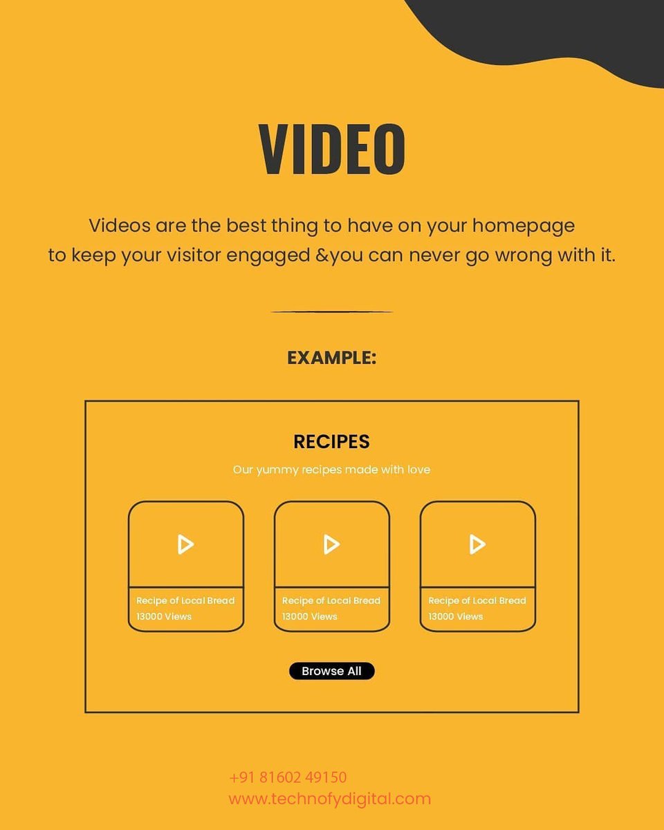 TechnofyDigital's tweet photo. What kind of #Homepage do you need that converts your #website visitors into leads?
Here are must-have elements that should be on your homepage.
#HomepageElements #WebDesign #WebDevelopment #WebDeveloper #WebDesigner #websiteDevelopmentTips #WebsitedevelopmentHacks https://t.co/6l1juNjPAV