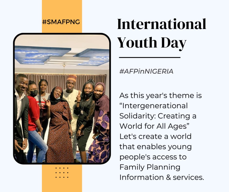 HafsatuAngo's tweet photo. Sharing Advance Family Planning Information across generation will better the world we stand to inherit.
#SMAFPNG #AFPinNigeria
#SMAFPNG
@GombeStateNG
@GovKaduna
@NigeriaGov
@NasarawaGovt
@PLSGov
@ProfOsinbajo
@AishaYesufu
@DrSaaki
@aminadorayi
@DolapoOsinbajo
@OGSG_Official https://t.co/nPRMvAjI5V