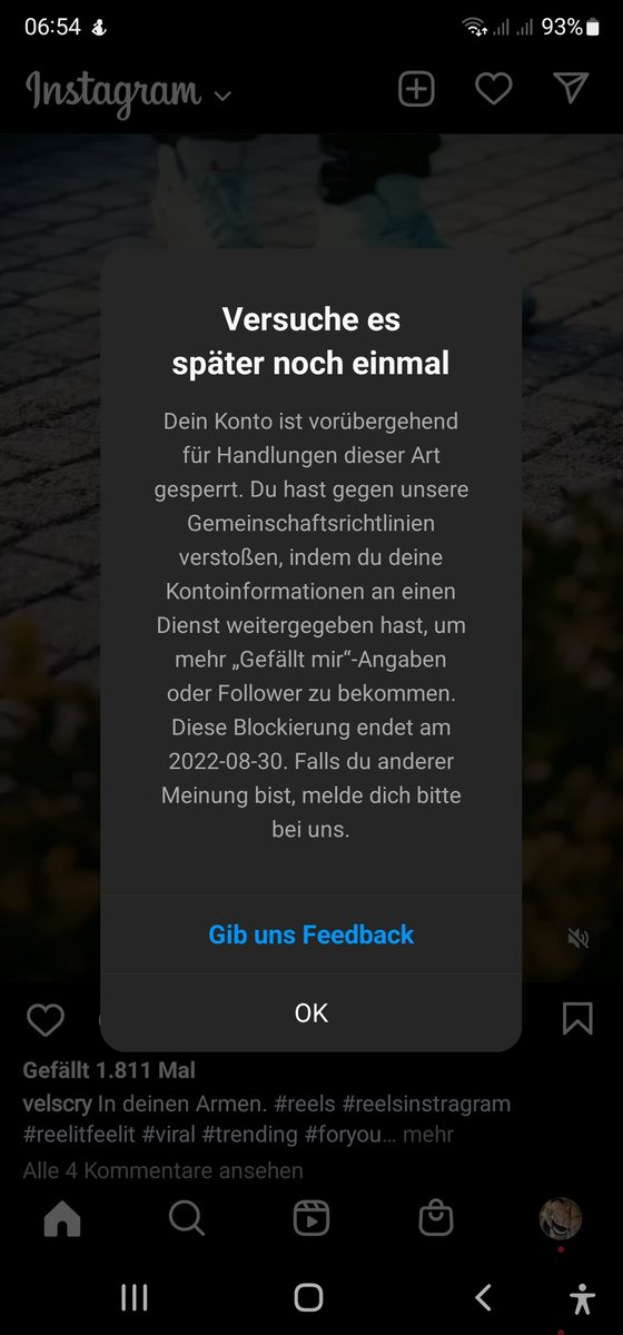 schorschy38's tweet photo. Insta einfach dumm 🤦🏻‍♀️😡 https://t.co/wJP9CRAAh7