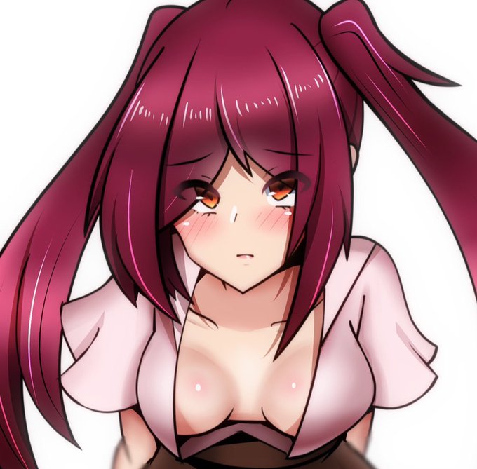 @kurusimeruka569 あっ、落書きで描いたので色を置いてませんが、この二人がタオルを巻いて睨み合ってる(?)というネタなのでそれっぽい色置いてくだされば大丈夫です! 