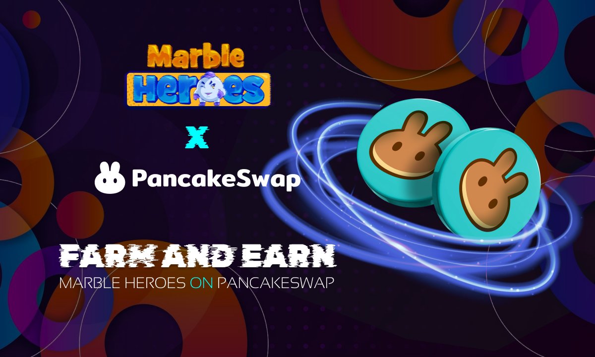 binxcrypto's tweet photo. Farm and Earn 🔥
@marble_heroes 
Earn up to 3% from every MBH CLS transaction
⬇️
You provide liquidity to the CLS - MBH pool and, by farming your LP tokens, you’ll earn super generous $CAKE rewards!

Read here 👉https://t.co/GlG3CmpyVn

#PancakeSwap #DeFi #NFT #P2E #GameFi #BSC https://t.co/YM5BQyiZnE