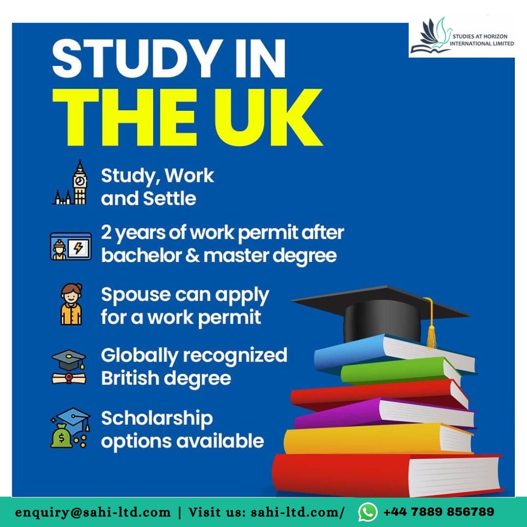 sahi_ltd's tweet photo. Interested in studying at the top universities in the UK?
We can help you get admission to our partner #Universities.
Contact for all your student-related queries
Call us: +91 78209 94581, +44 7889 856789
enquiry@sahi-ltd.com
#admissionsopen2022 #intake2022 #SAHI #studyabroad https://t.co/IPyNSsEqQG