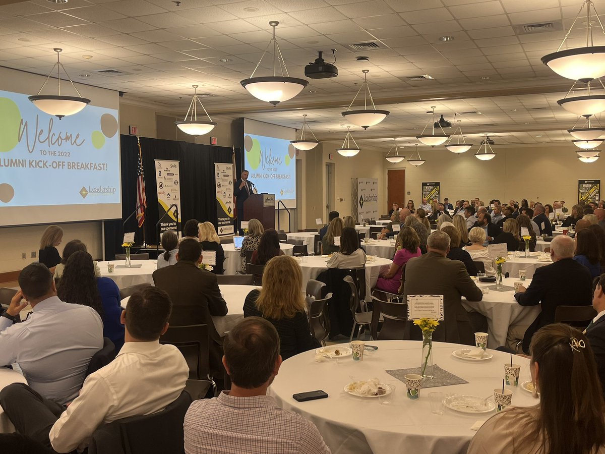 LdrshpShlbyCoAL's tweet photo. Tuesday’s Alumni Kick-Off Breakfast was a great start to a new LSC class year! Thanks to our sponsors and everyone who made today happen. We have an amazing class and it is going to be a great year! https://t.co/aopLPBMHxd