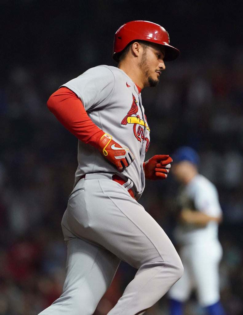 ESPNInsights's tweet photo. Nolan Arenado hit his 7th HR during the month of August and his 26th of the season last night against the Cubs.

The Cardinals have 3 of 4 players who share the MLB lead with 7 HR in August (Arenado, Goldschmidt, Pujols); Max Muncy is the only other player with 7 HR this month. https://t.co/uL3BzMuloE