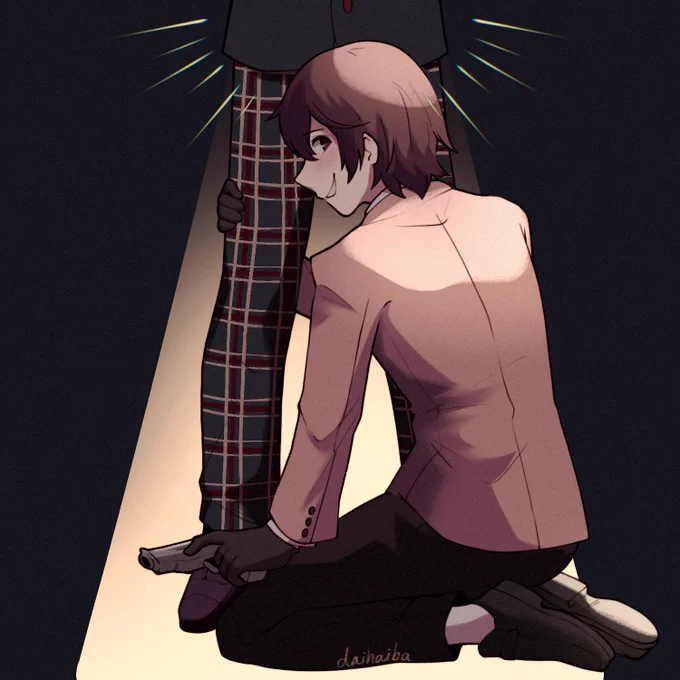 I got down on my knees and I pretend to pray#akeshu #persona5 
