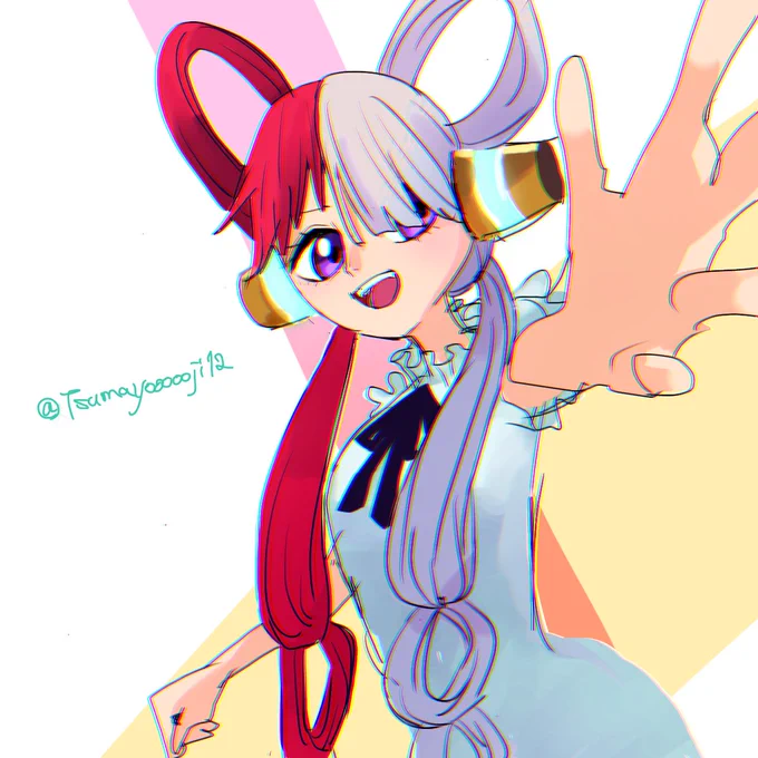 #ワンピース  #ウタ  #イラストワンピースみた!!! 