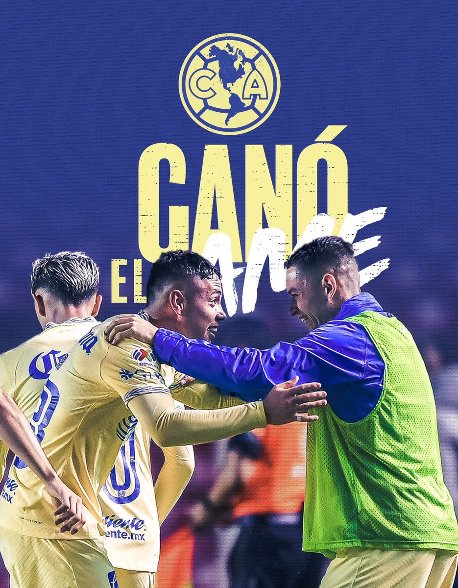 ClubAmerica's tweet photo. Ganó el AME 💙💛
#SomosAmérica 🦅 https://t.co/r0ebM2rEp1
