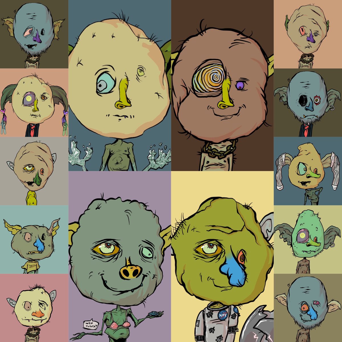 FigBonner's tweet photo. I’ve built a small @goblintown army. Wen war? https://t.co/EwsIYhS6IL