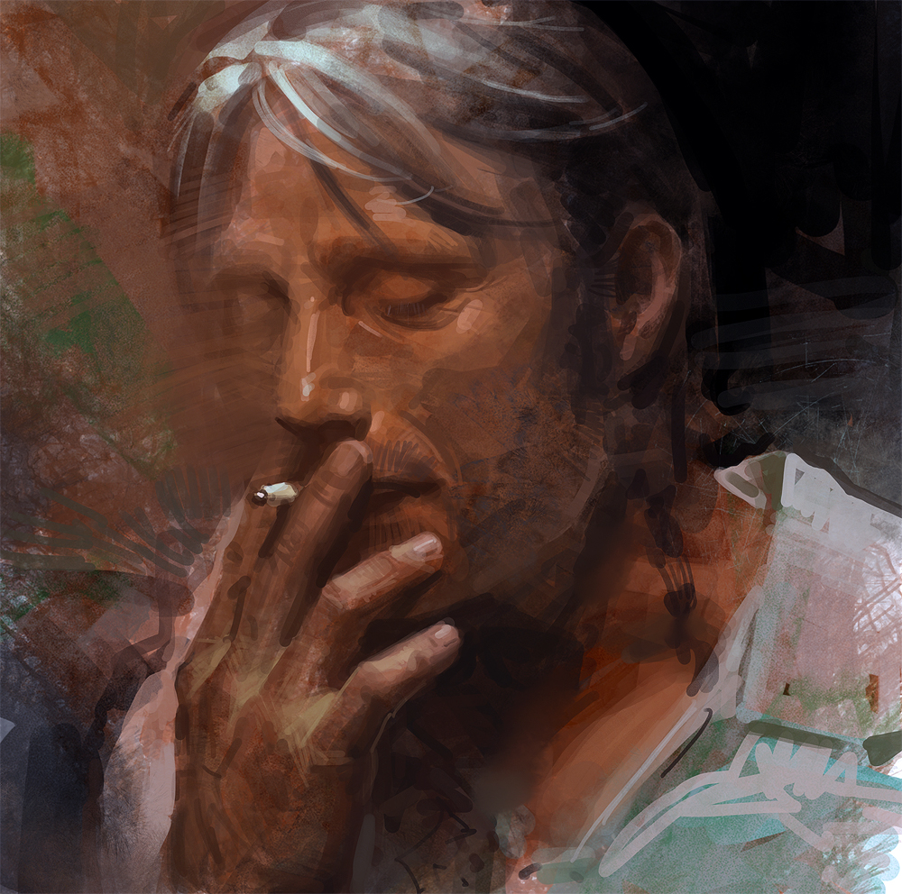 「Mads mikkelsen. 」|Lixin Yinのイラスト