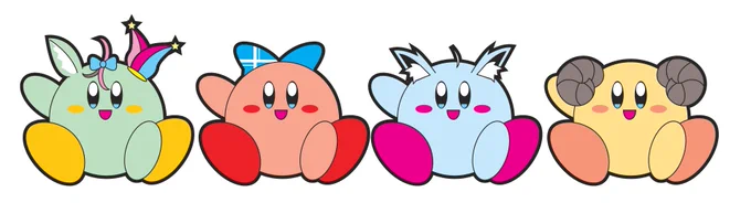 カービィたのしみ#絵フブキ#しらぬえ #つのまきあーと #絵まる #バカタレサーカス 