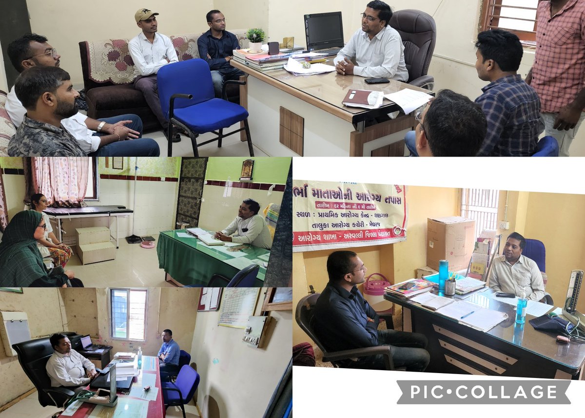 તા 23/08/2022 ના રોજ જિલ્લા ક્ષય અધિકારી અરવલ્લી દ્વારા પ્રા આ કેન્દ્ર ટીંટોઈ, શણગાલ, રેલ્લાવાડા અને મેઘરજ ની મુલાકાત લઇ Ntep કાર્યક્રમ અંતર્ગત મિટિંગ કરી કામગીરી ની સમીક્ષા કરવામાં આવી.
@CollectorArvali,<a href="/DdoArvalli/">DDO Arvalli Modasa</a>,<a href="/NtepGuj/">TB Mukt Bharat - Gujarat</a>,<a href="/TbDivision/">Central TB Division | #TBMuktBharat</a>,<a href="/ArvalliCdho/">Cdho Arvalli</a>