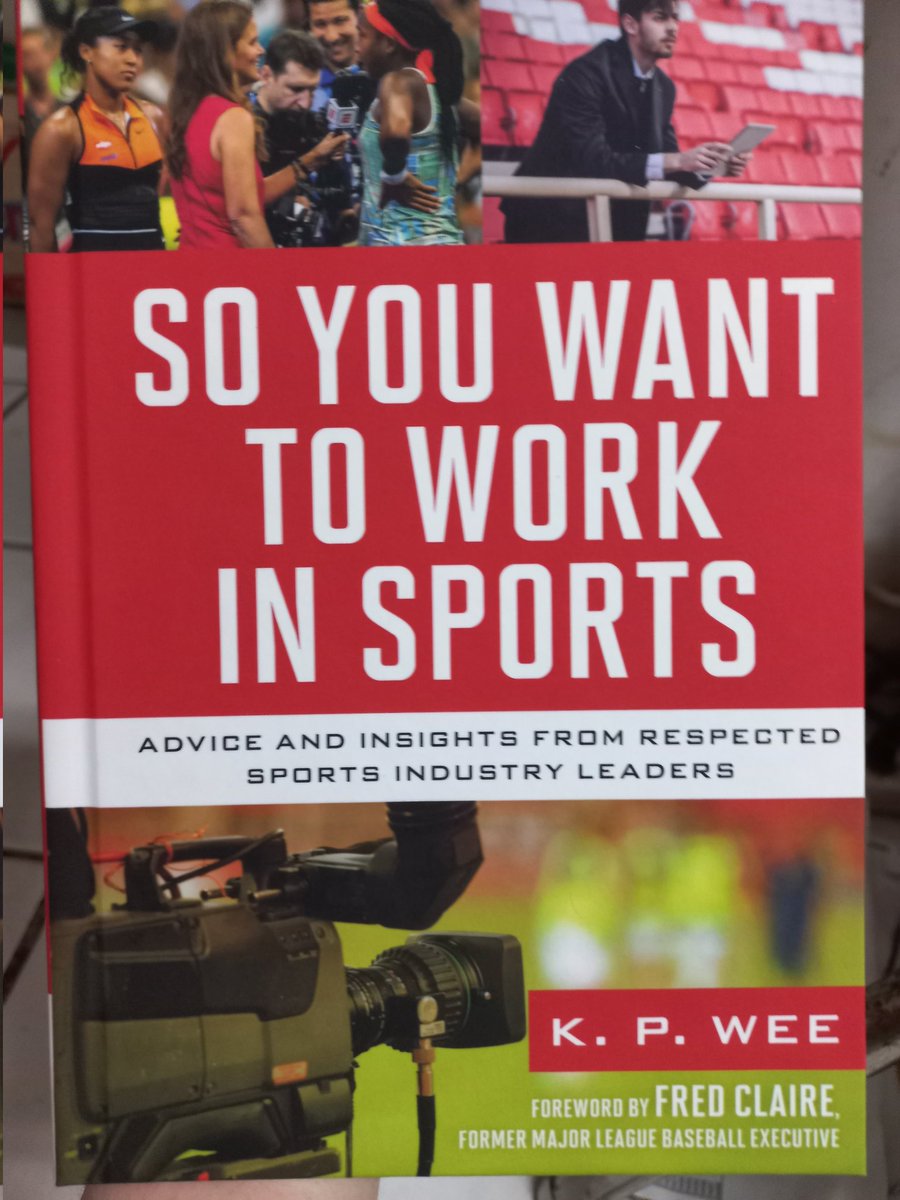 kpwee1's tweet photo. Here's a copy of my new book. #sportscareers 

@IBWAA https://t.co/whRmZHy5o3