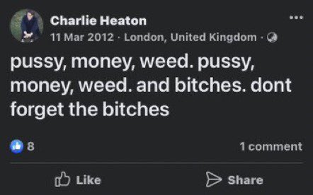 iSayKys's tweet photo. i identify as this charlie heaton fb post https://t.co/9hcknd79wg