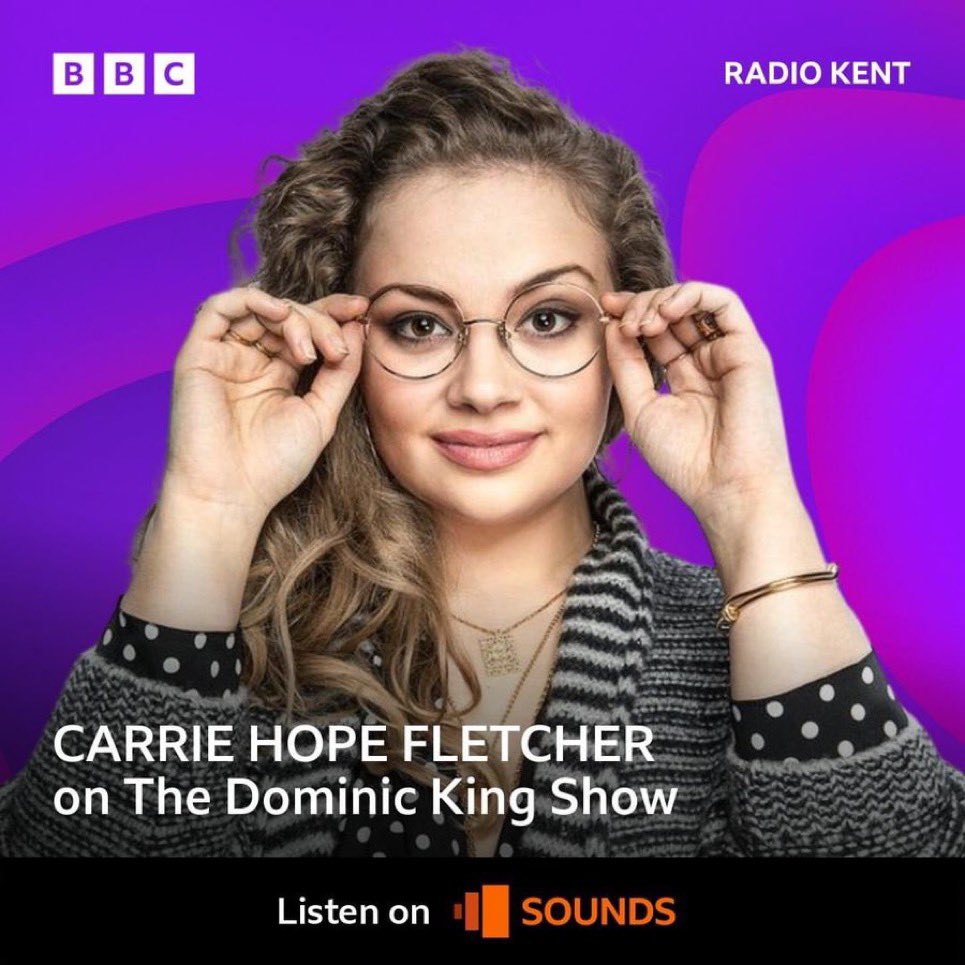 Tonight from 6 <a href="/BBCRadioKent/">BBC Kent</a> <a href="/CarrieHFletcher/">Carrie Hope Fletcher</a> <a href="/marlowetheatre/">The Marlowe Theatre</a> 
BBC New Creative <a href="/_nickwillis/">Nick Willis</a> #MakeADifference 
#Whitstable author <a href="/juliewassmer/">Julie Wassmer</a> New book 📕 
#Summer Local and Live 2022