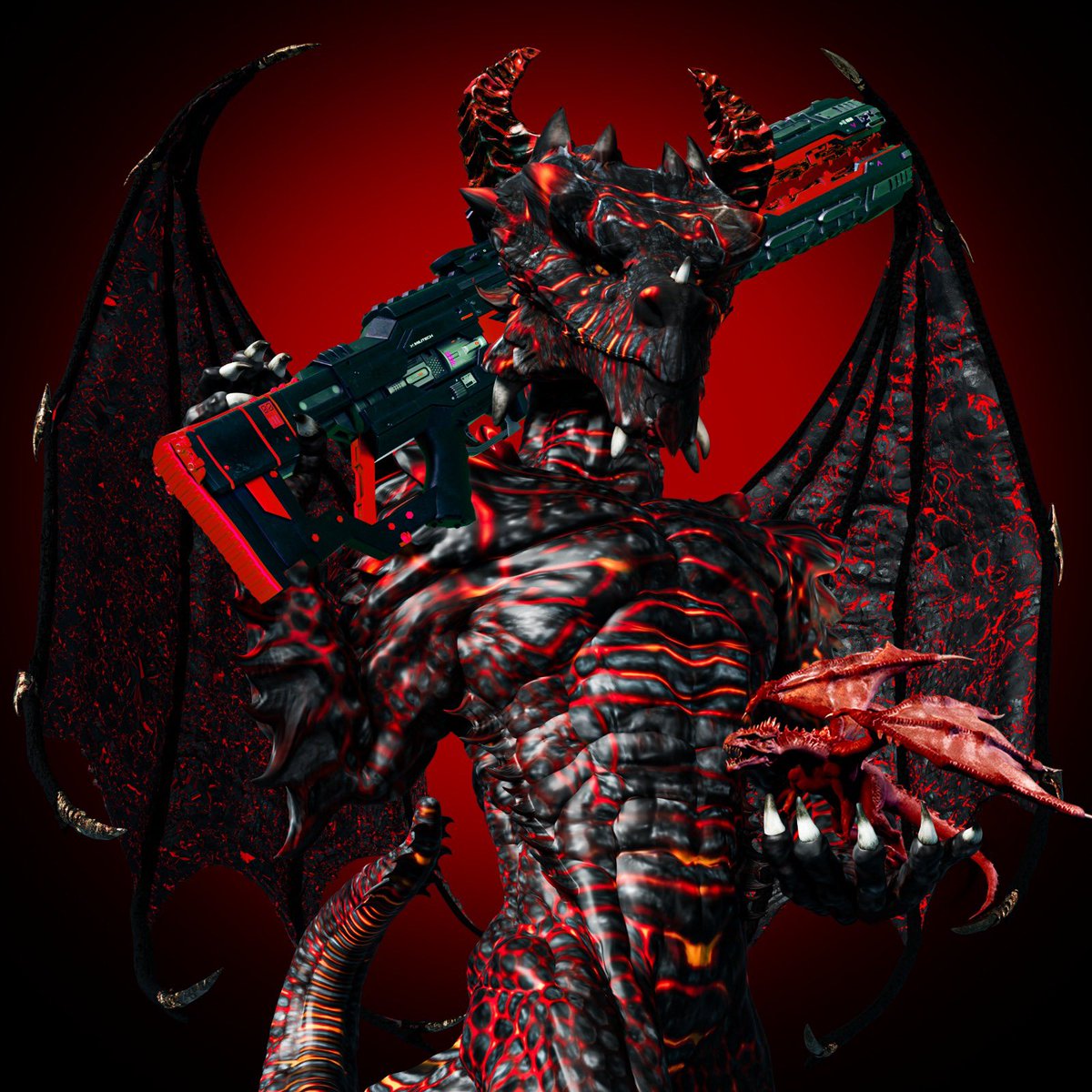 GM #DOTSAMA!

Dragon Hunter Survival Rule #1 🐲

If you see a KusamaDragons w/ a baby Dragon, don't forget your gamma-ray shield!

Otherwise, its cyber shotgun will reduce you to hunter dust.

You don't want to be a high-protein nutrient source for the baby Dragon, do you?  😁
