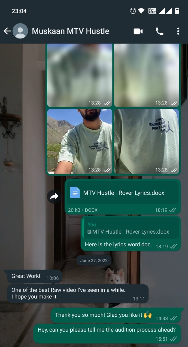 RoverWrites's tweet photo. @mtvhustle @Its_Badshah 
For every artist, these are life changing moments. I was shortlisted for one and did not even get a chance to prove myself. Please let me know if the auditions even happened and why was I not called for auditions. I deserve to know. PFA screenshots.
3/3 https://t.co/hGc1IPKIis